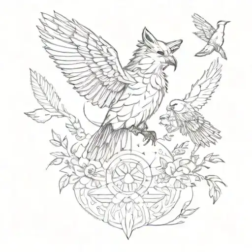Wolf Bear Eagle Hummingbird Hovering