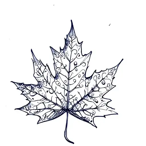 Maple Leaf Turning Into Music