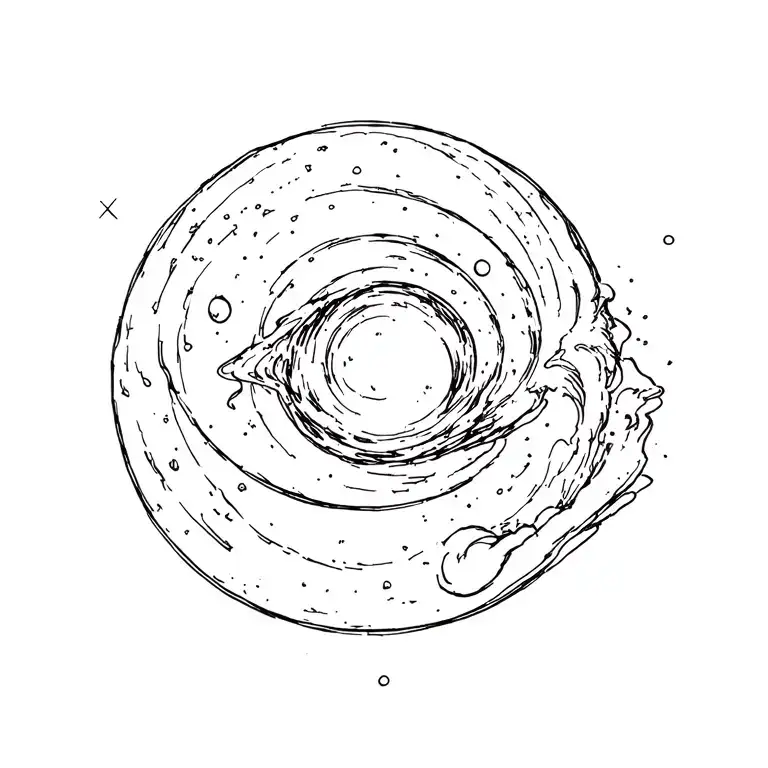 Universe With A Black Hole