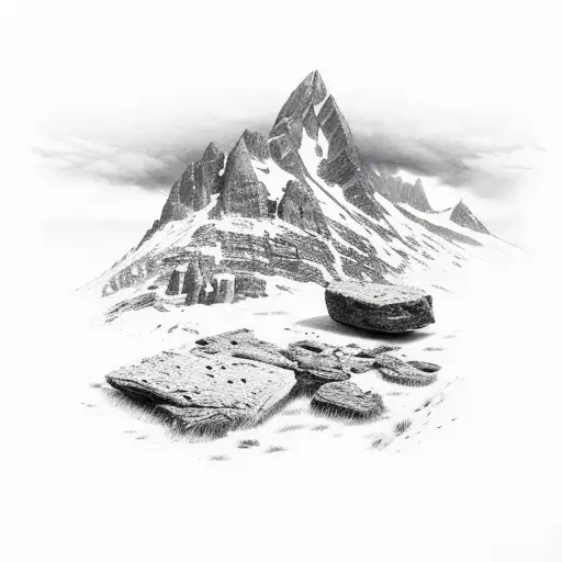 Rocky Mountain Scene Reflecting Grief Of Dad Dying From Covid