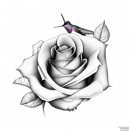 Hummingbird Rose