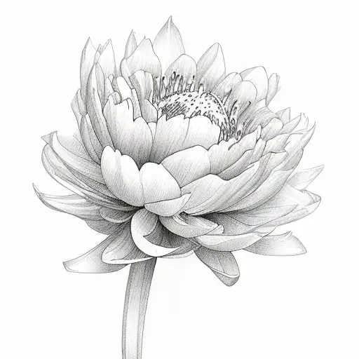 Bouquet Of Flowers With Carnation Peony Water Lilly Larkspur Poppy Gladius Cosmos Merigold