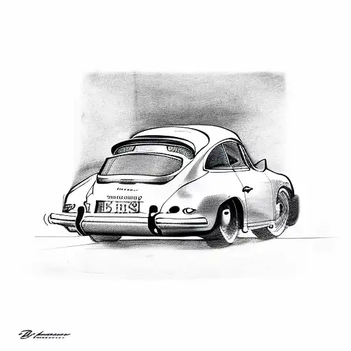 Porsche 356 And Father
