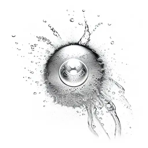 Water Flow Droplet
