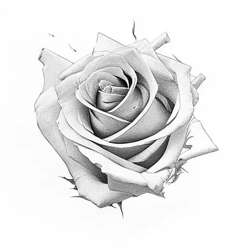 Roses Surrounding A Pieces Of Chess Reflecting On A Mirror Describing Patience