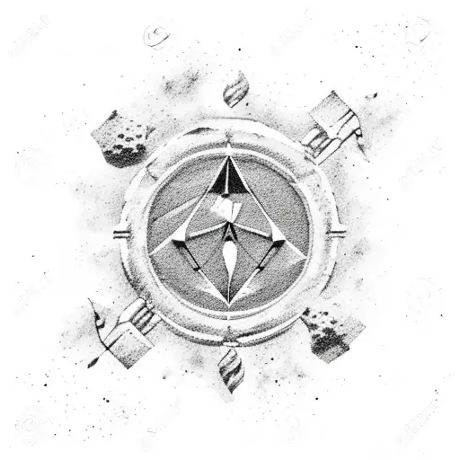 A Sagittarius Constellation Made Of Coffee Beans