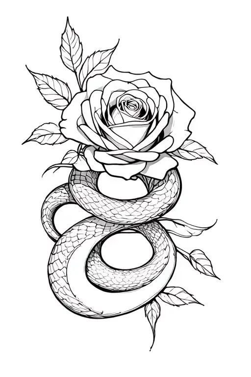 Simple Rose Snake