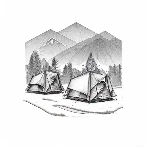 Camping In The Mountains