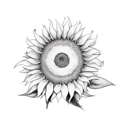 Name With Sunflower And A Heart