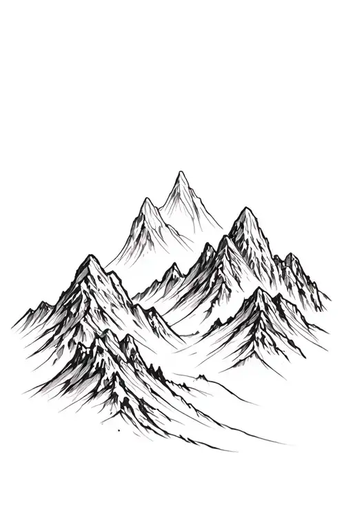 A And Mountains