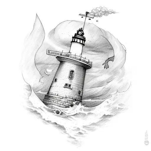 Anchor And Lighthouse