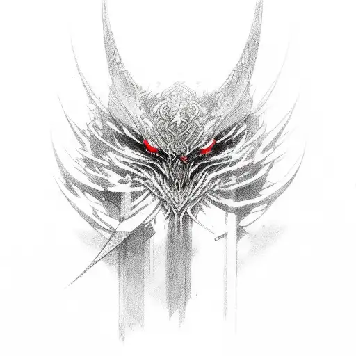 Red And Black Cloaked Assassin