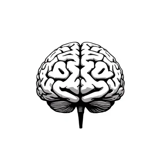 4 Puzzel Pieces Of A Brain One Flotes Away Simple Black And White