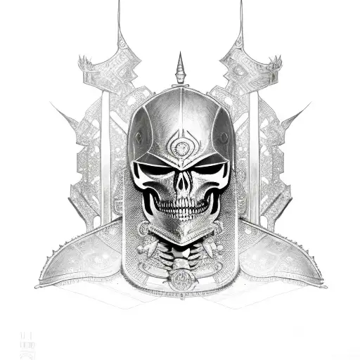 Skeleton Knight With Jeweled Armor