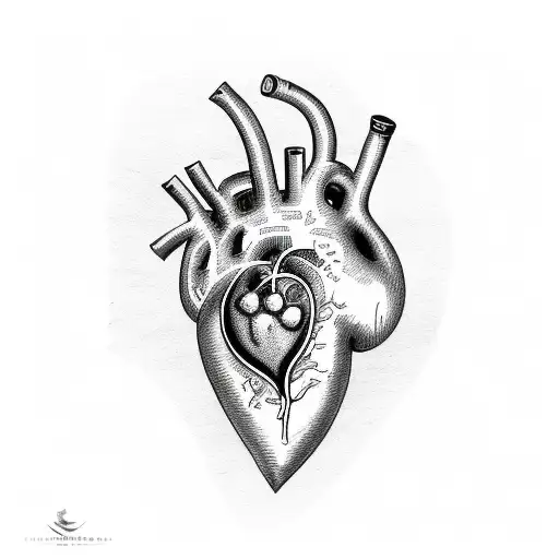 Human Heart With Cat Paw