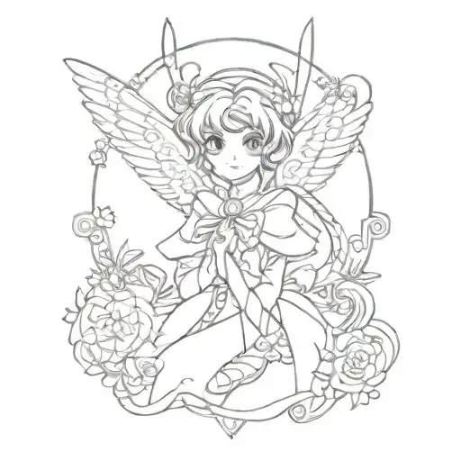 Cardcaptor Sakura Clow Card Featuring Sakura