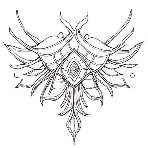 Small Sternum Tattoo For Female