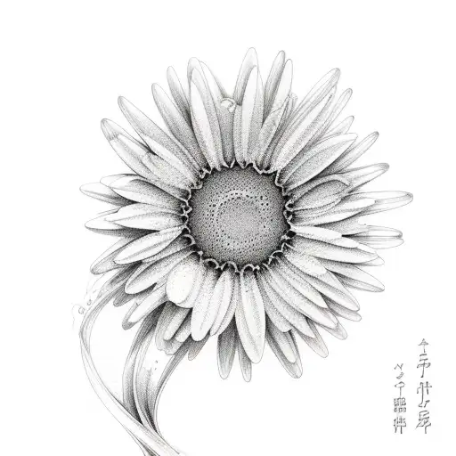 Daisy And Ocean Wave