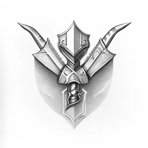 A Dagger With A Semicolon Hilt