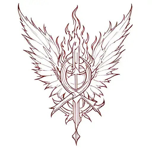 Fairy Tail Guild Emblem And Flames