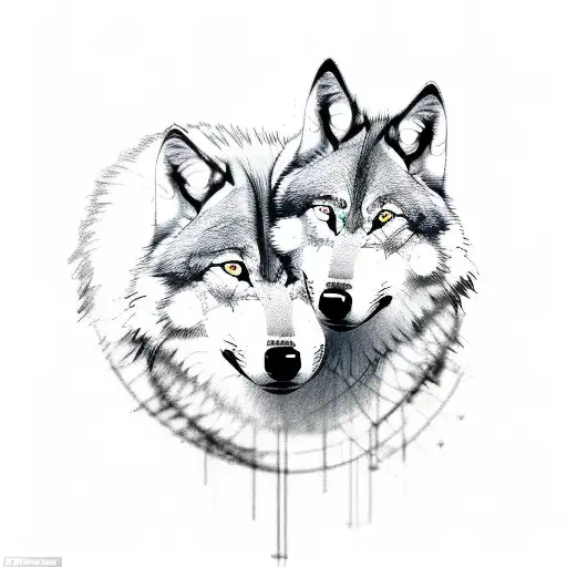 A Computer Programmer Riding A Wolf Into The Digital World