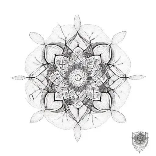 Dreamcatcher Mandala Snowdrop