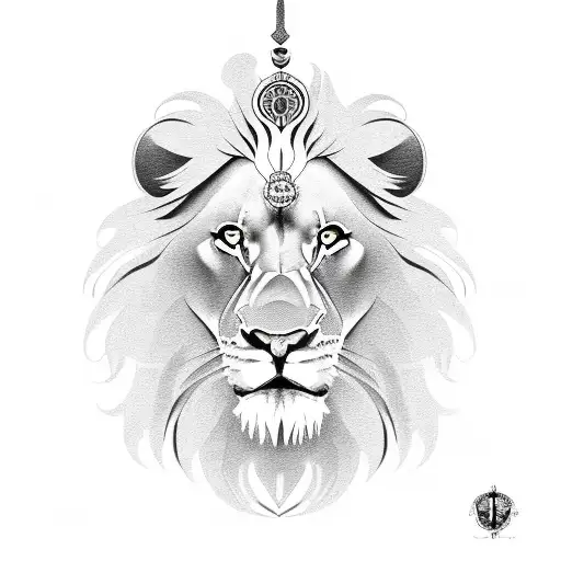 Lion With Rosary Bead