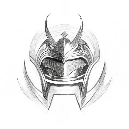 Loki's Helmet And Dagger With Leafs