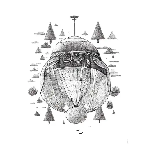 Realistic Ufo Abuctiong Someone From The Forest