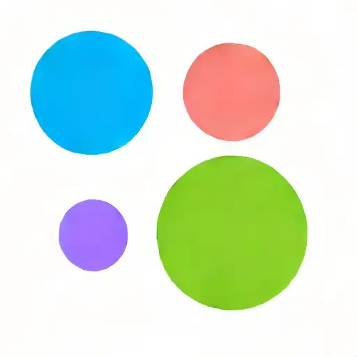 A Group Of Colorful Circles