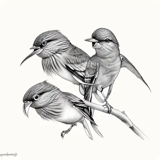 Three Little Birds Vine Rainbow