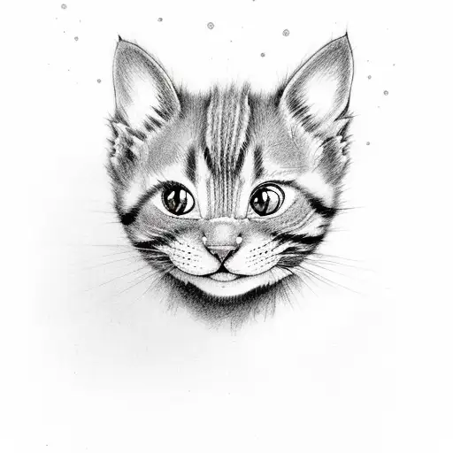 Cute Cheshire Kitten But Creepy