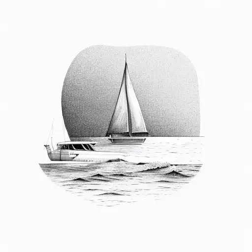 Sailboat Horizon Sunset