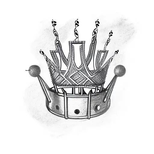 Basketball Player Wearing A Crown Of Musical Notes