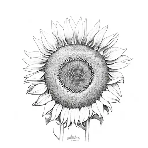 Sunflower And Wheat Crossed Like X