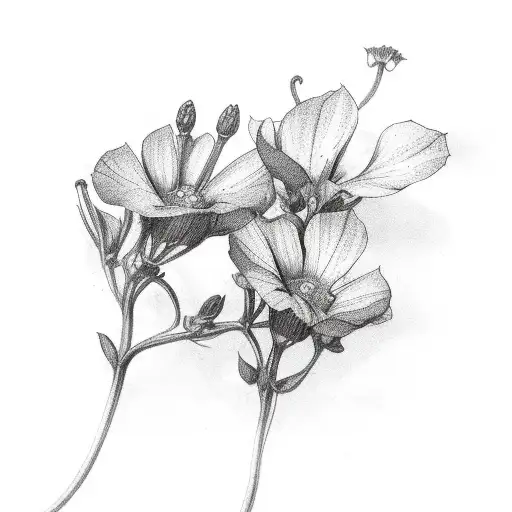 Book With Violet Flowers