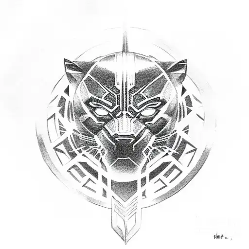 Black Panther With Bible Verse