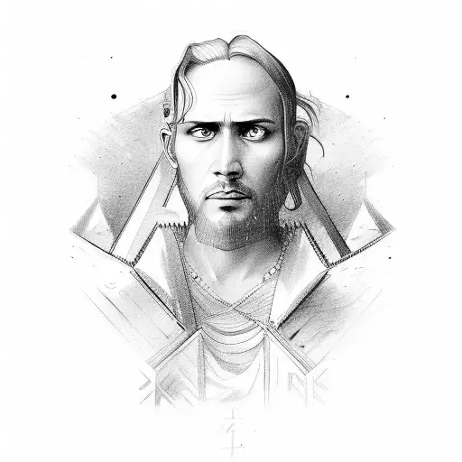 Roman Numerals Of The Date In A Sketch Style