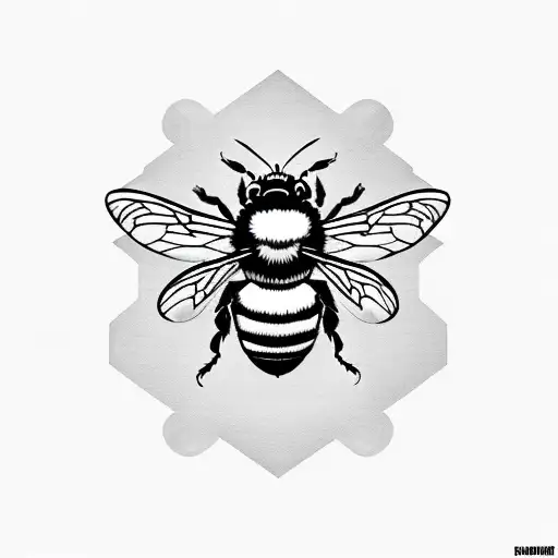 Bumble Bee On Sternum