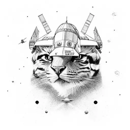 Space With Animals And Aviation