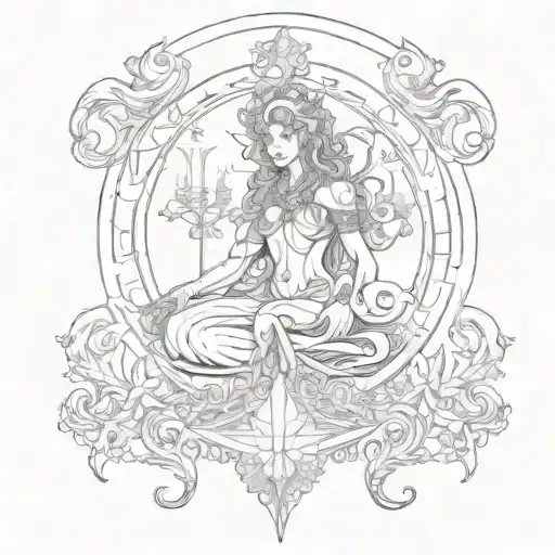 Make A Sicilian Trinacria More Goth And Esoteric