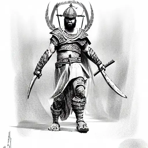 Gladiator With Bible Verse