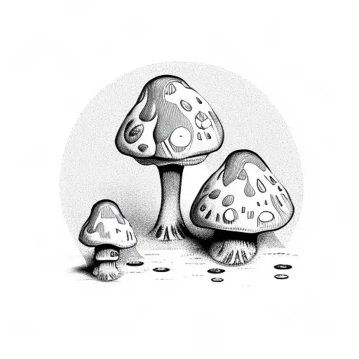 Fairy On A Mushrooms