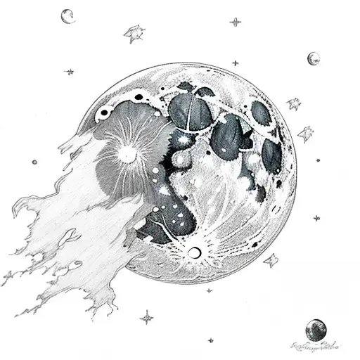 Moon In Waxing Gibbous Phase