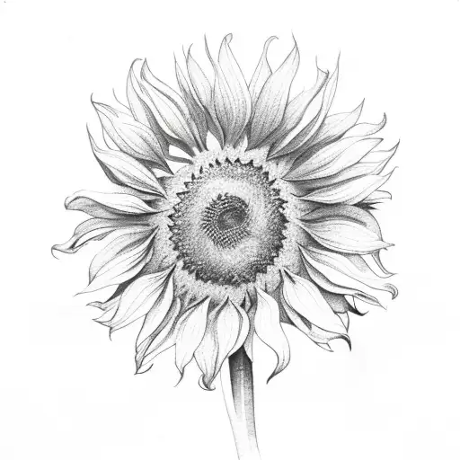 Sunflower And Wildflowers