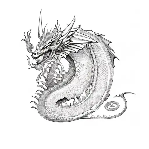 Stack Of Books With Dragon Scales As Pages