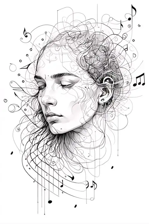 Electronic Music Notes And Freedom Of Mind Body Soul