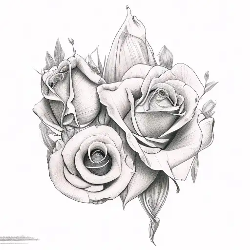 Wrist Wrist Wraparound Tattoo Rose And Daffodil