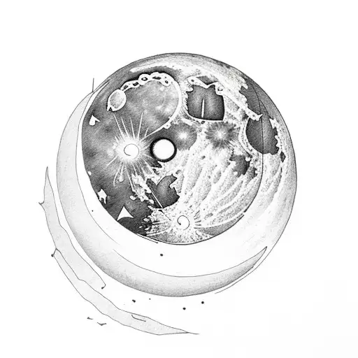 Moon And Texte M Family