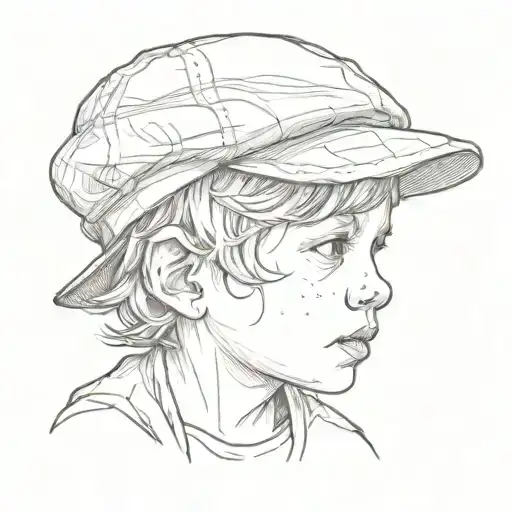 A Little Boy In A Hat